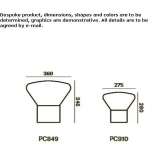 LED table lamp made of wood and glass Allevard