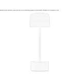 Cordless porcelain LED table lamp Tonasket