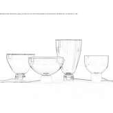 Glass LED table lamp Yorongos