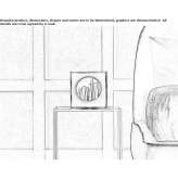 Table mirror with integrated lighting Sturlic