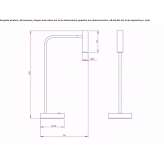 Regulowana aluminiowa lampa stołowa LED Kortowo