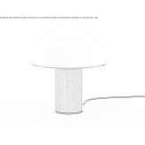 Table lamp made of wood and metal Nangis