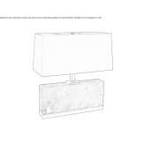 Kwarcowa lampa stołowa LED Blunham