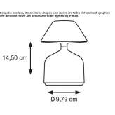 Lampa stołowa LED Iscuande