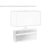 Leather table lamp Lombron
