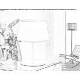 Fabric table lamp Idrija
