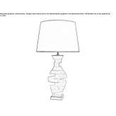 Lampa stołowa z litego drewna Jocotan