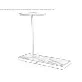 Cordless table lamp in marble and metal Alora