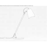 Swivel aluminum LED desk lamp Medole