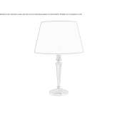 Lampa stołowa z brązu Skippack