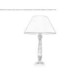 Marmurowa lampa stołowa Smokvica