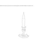 Lampa stołowa z brązu Pietre