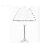 Lampa stołowa z brązu Eike