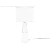 Carrara marble table lamp Wheeling