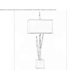 Lampa stołowa z brązu Deale