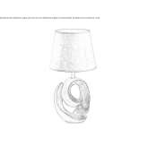 Aluminum table lamp Ackley