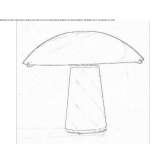 Glass table lamp Lindlar