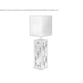 Cement table lamp Cothen