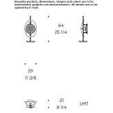 Steel LED table lamp Oberdorf