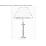 Lampa stołowa z brązu Vinassan