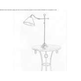Bronze table lamp Diriamba