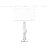 Metalowa lampa stołowa Elduayen