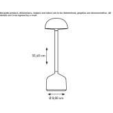 LED table lamp Iscuande