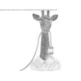 Table lamp made of polyester resin Carac