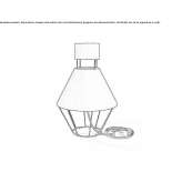 Linen table lamp Bessan