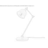 Handmade adjustable desk lamp Helesmes