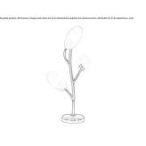 Lampa stołowa LED wykonana ręcznie z mosiądzu Jimena