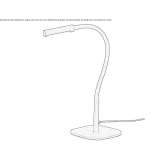 With a table lamp with a swing arm Pimonte