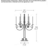 Steel LED table lamp Gadinti