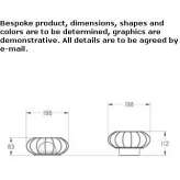 LED table lamp made of metal and wicker Sueca