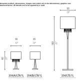 Table lamp Custines