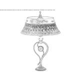 Ceramiczna lampa stołowa Nohanent