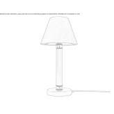 Mosiężna lampa stołowa Caorle