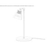 Ręcznie robiona regulowana lampa biurkowa Ronninge