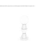 Ceramic LED table lamp Cernetu