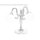 Mosiężna lampa stołowa Kalety