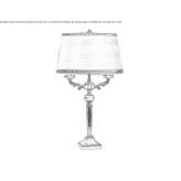 Brass table lamp Bucinisu