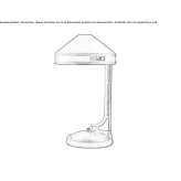 Ręcznie robiona mosiężna lampa stołowa Huajimic
