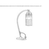 Handmade brass table lamp Essoyla