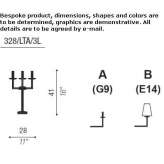 Brass LED table lamp Redencao