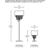 Metal table lamp Itri