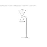 Metal table lamp Bucca