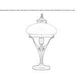 Brass table lamp Soimari