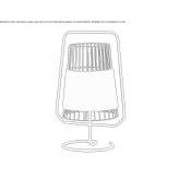 Steel table lamp Kwidzyn