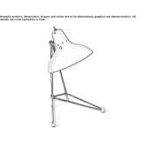 Brass table lamp Friend