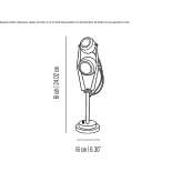 Regulowana lampa stołowa LED Amealco